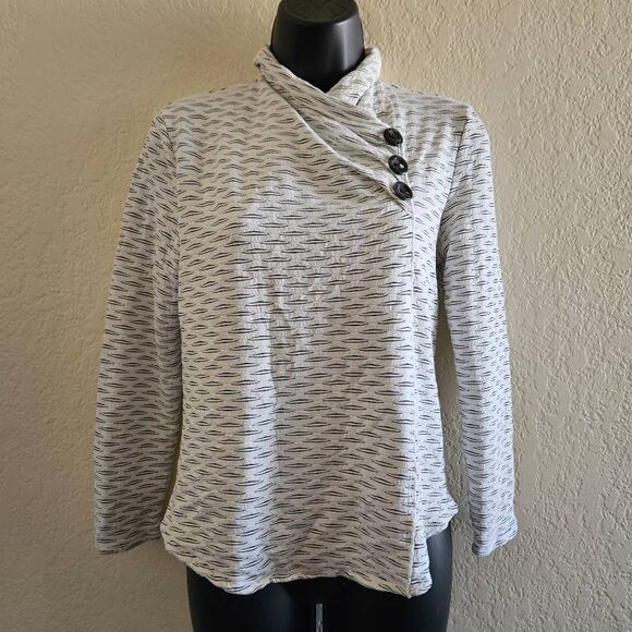Habitat Blurred Lines Textured Blouse - Picture 2 of 8